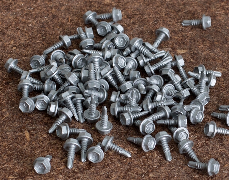 Self-Tapping Sheet Metal Screws Button Head Tamper-Resistant Hex Socket Pin Drive 200 pcs Metric M6.3 X 25mm A2 Stainless Steel 